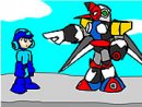 Mega Man and the Pompous Robots