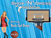 Shop N Dress Basket Ball Game: Rock Girl Dress