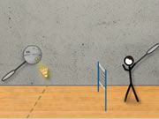 Stick Figure Badminton