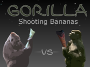 Gorilla Shooting Bananas