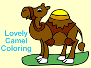 Lovely Camel Coloring