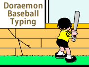 Doraemon Baseball Typing