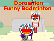 Doraemon Funny Badminton