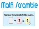 Math Scramble