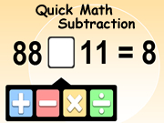 Subtraction Quick Math