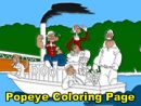 Popeye Coloring Page