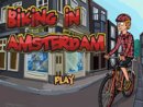 Biking in Amsterdam