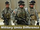 Military Units Difference