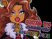 Monster High Clawdeen Wolf Coloring