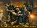 Soldiers in War Difference