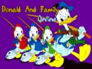 Donald and Family Online Coloring