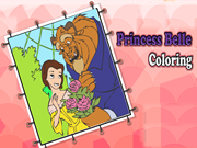 Princess Belle Coloring