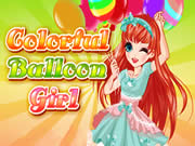 Colorful Balloon Girl