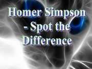 Homer Simpson Spot The Difference