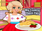 Mia Cooking Peach Flan