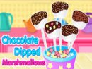 Chocolate Dipped Marshmallows