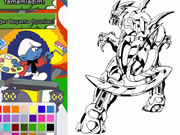 Bakugan Coloring Wolf