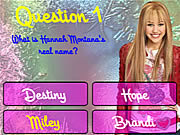 Hannah Montana Trivia