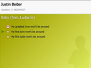 Justin Bieber Music Quiz