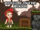 Red Girl In The Woods