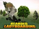 Bearded Ladyboarding