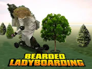 Bearded Ladyboarding