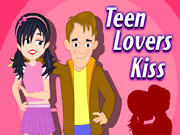 Teen Lovers Kiss