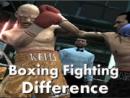Boxing Fighting Difference