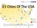 25 Cities Of The USA Topography