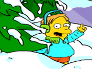 Simpsons Snow Fight