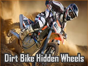 Dirt Bike Hidden Wheels