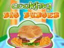 Kitchen Cooking Big Burger