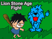 Lion Stone Age Fight