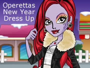 Operettas New Year Dress Up Game