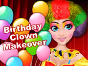 Birthday Clown Makeover