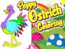Peppy Ostrich Coloring
