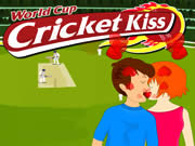 World Cup Cricket Kiss