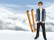 Bieber Skiing