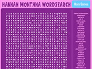 Hannah Montana Wordsearch