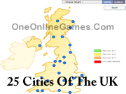25 Cities Of The UK Topography